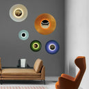 Axyaa Modern Round LED Wall Lamp for Living Room Bedroom Home Decor
