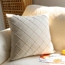 Velvet Throw Pillow Cover - Nordic Style Decorative Cushion for Sofa - Axyaa Brand
