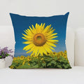 Axyaa Velvet Floral Pillow Covers for Home Decor and Sofa, 50x50 Throw Pillowcases