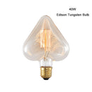 Axyaa Vintage Edison LED Bulb 4W Dimmable Antique Style Warm White 2300K E27 40W Incandescent