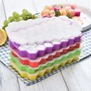 Axyaa Silicone Honeycomb Ice Mold with Cover for Easy Release
