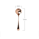 Axyaa Stainless Steel Dessert Soup Spoon Set - Restaurant Quality Kitchen Tools