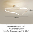 Axyaa Nordic LED Ceiling Lamp: Minimalist Modern Design for Master Bedroom & Study