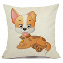 Axyaa Pet Dog Pattern Cushion Cover - 45X45cm