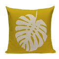 Axyaa Yellow Geometric Linen Pillow Case 45*45cm