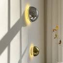 Axyaa Mushroom Wall Lamp: Creative Iron Half Circle Lighting Fixture