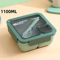 Axyaa Portable Lunch Box with Tableware and Thermal Bag - Complete Kit