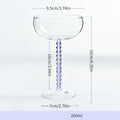 Axyaa Elegant Champagne Coupes Set of 6_TRIANGLE_SYMBOL