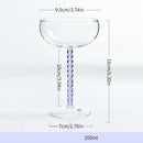 Axyaa Elegant Champagne Coupes Set of 6_TRIANGLE_SYMBOL