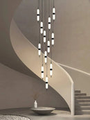 Axyaa Modern LED Staircase Chandelier Ceiling Light Fixture