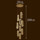 Axyaa Crystal Stair Chandelier Lighting, Ceiling & Hanging LED Chandeliers for Living Room