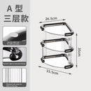 Axyaa 3-Tier Acrylic Makeup & Perfume Organizer for Vanity and Kitchen
