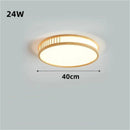 Axyaa Japanese Style Wood Ceiling Lamp - Modern Living Room Bedroom Lighting
