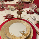Personalized Axyaa Reindeer & Snowman Ornaments for Festive Family Table Setting & Gifts