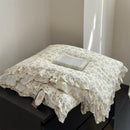 Axyaa French Floral Print Lace Summer Quilt - Knitted Cotton, Cool & Airy