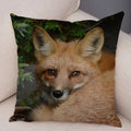 Axyaa Fox Pillowcase for Home, Office, Car Decor