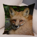 Axyaa Fox Pillowcase for Home, Office, Car Decor