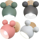 Axyaa Nordic Mickey Wall Lamp for Bedroom and Parlor Lighting