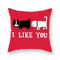 Axyaa Nordic Wind Dazzle Cartoon Print Pillowcase Sofa Cushion Cover