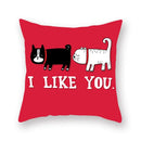 Axyaa Nordic Wind Dazzle Cartoon Print Pillowcase Sofa Cushion Cover