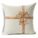 Axyaa Pumpkin Plant Linen Throw Pillowcases for Home Decor