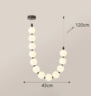 Axyaa Nordic Style Ceiling Lamps for Living Room, Staircase, Hanging, and Ceiling-mounted Spaces