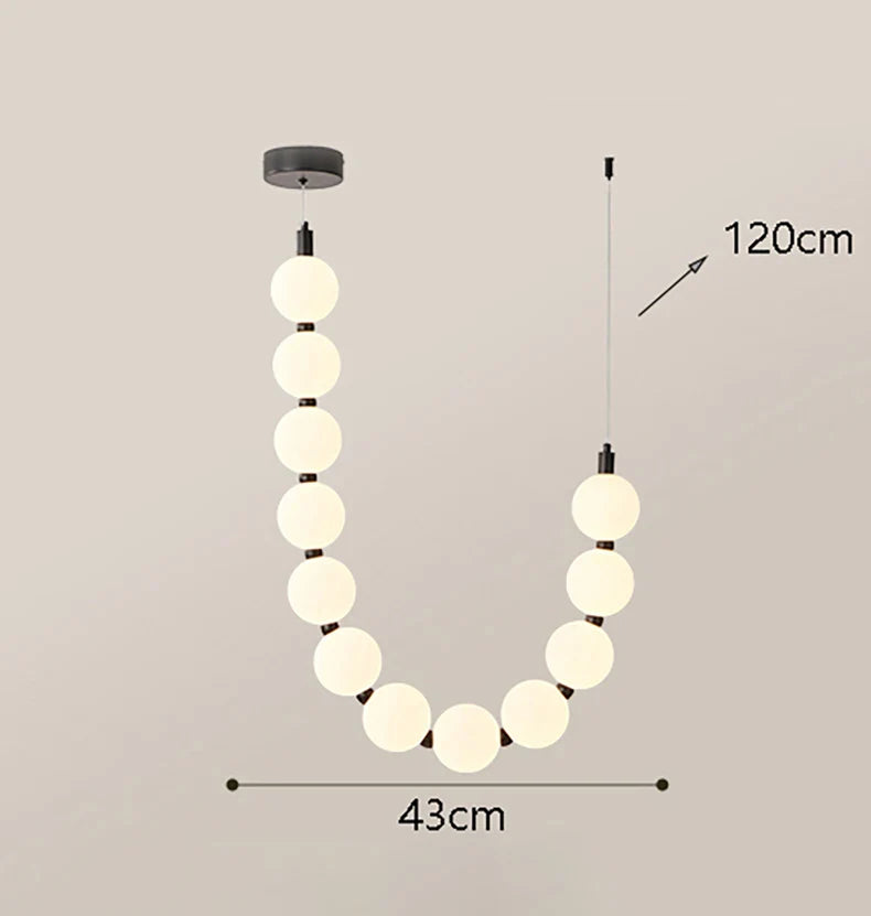 Axyaa Nordic Style Ceiling Lamps for Living Room, Staircase, Hanging, and Ceiling-mounted Spaces