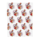 Axyaa Cozy Poochy Flannel Throw Blanket - Winter Manga Decoratives & Tourist Flannels