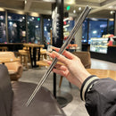 Axyaa Stainless Steel Hot Pot Chopsticks, 45cm Long Serving Chopsticks