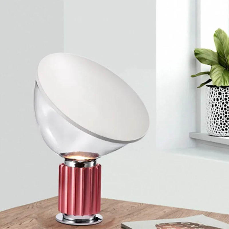 Axyaa Taccia Table Lamp: Vintage Industrial Studio Dining Room Light