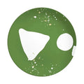 Axyaa Bamboo Fiber Plate - Cute Nordic Style Cartoon Tableware for Breakfast or Dessert