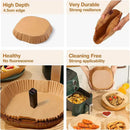 Axyaa Non-Stick Air Fryer Grill Mat: Rectangular Baking Tray Liner