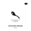 Axyaa Black & White Ceramic Tableware Set - Plates, Bowls, Japanese Luxury Dining Collection