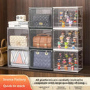 Axyaa Mini Figurine Display Box: Clear Dustproof Storage Cube for Collectibles