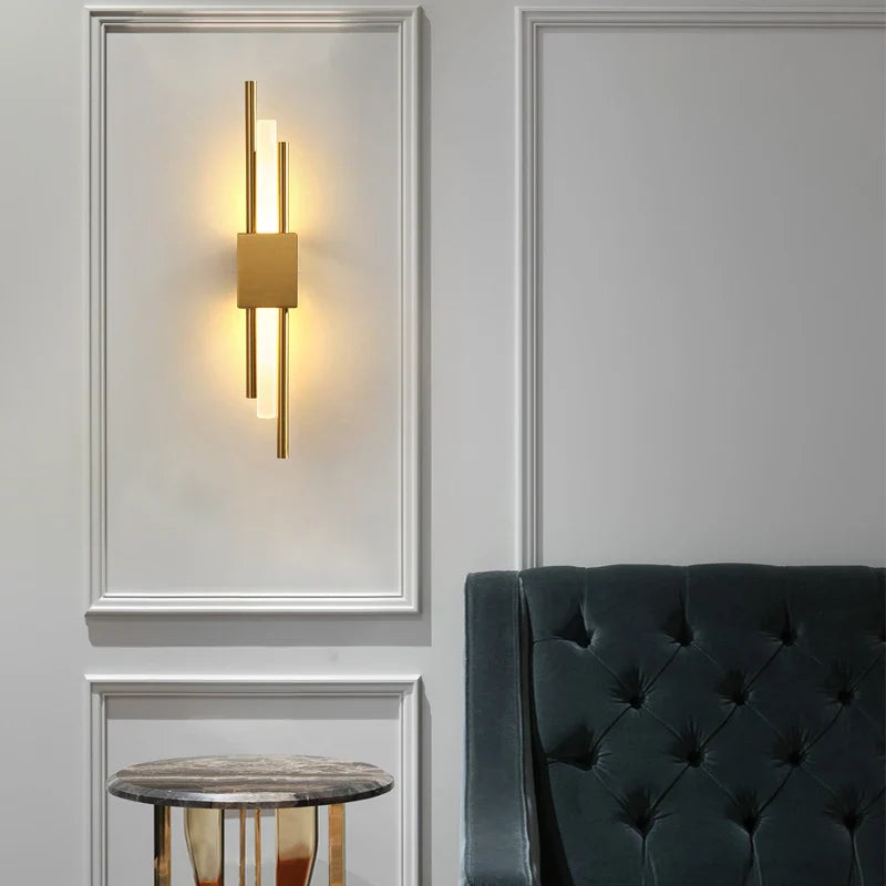 Stylish Acrylic Pipe LED Wall Sconce by Axyaa