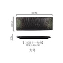 Axyaa Ceramic Sushi Dish: Japanese Style Flat Plate, Rectangular Hotel Tableware