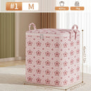 Axyaa Foldable Closet Organizer Bag with Handle for Clothes, Blankets, and Pillows