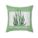 Axyaa Giraffe Pattern Summer Pillowcase for Home Decor - Plant Inspired