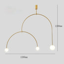 Axyaa Nordic Minimalist LED Pendant Light for Living Room and Bedroom