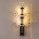 White Marble Alabaster Wall Lamps by Axyaa for Home Decor Fixture