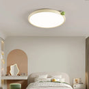 Axyaa Round LED Ceiling Lamp: Modern Bedroom Study Lighting for Elegant Home Decor