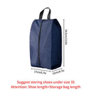 Axyaa Oxford Shoe Storage Bag Waterproof Nylon Zipper Organizer for Men and Women
