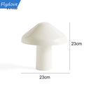 Axyaa Mushroom Desk Lamp: Portable Charging Night Light for Bedroom Atmosphere
