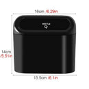Axyaa Car Clamshell Trash Organizer: Convenient Universal Storage Box for Vehicle Garbage