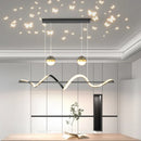 Axyaa Modern Ceiling LED Pendant Light Chandelier for Living & Dining Room
