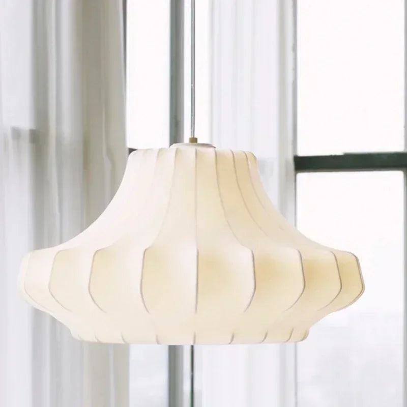 Axyaa Wabi Sabi Silk Pendant Lights: Modern Home Decor Chandelier