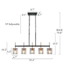 Axyaa Nordic Crystal Chandelier Three-Head Light Fixture for Bar Living Room