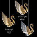 Axya Swan LED Pendant Chandelier for Home Decor and Lighting