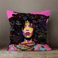 Axyaa Africa Beauty Expression Decorative Velvet Cushion Cover