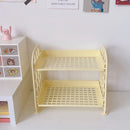 Axyaa 2 Layer Desktop Storage Rack - Cute & Kawaii Cosmetic Jewelry Organizer